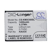 CS-KMX350SL<br />Batterie pour  remplace la batterie KAX35