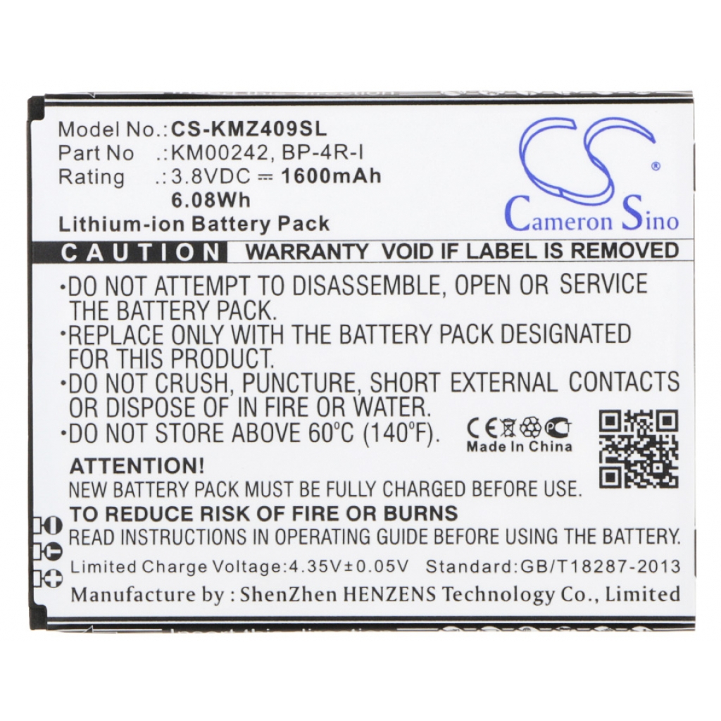 Battery Replaces KM00242