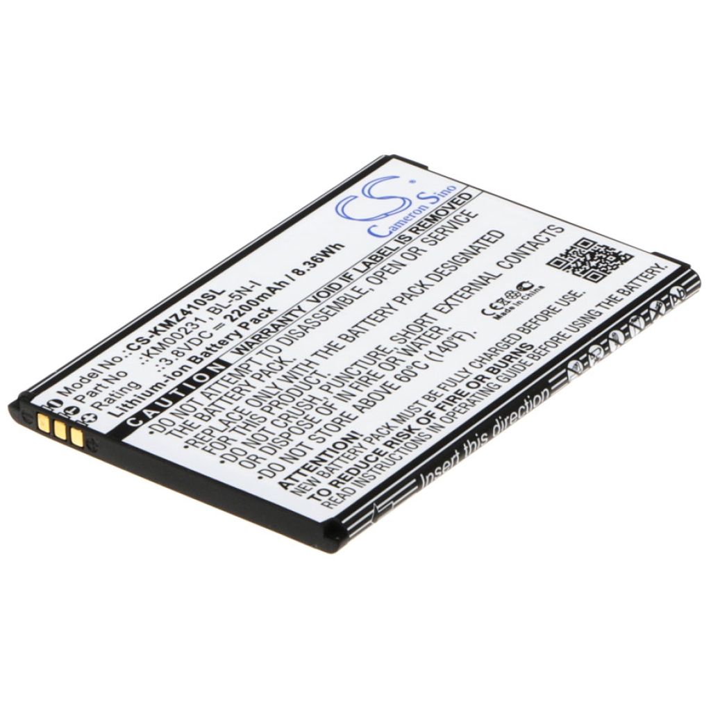 Compatible battery replacement for Kruger