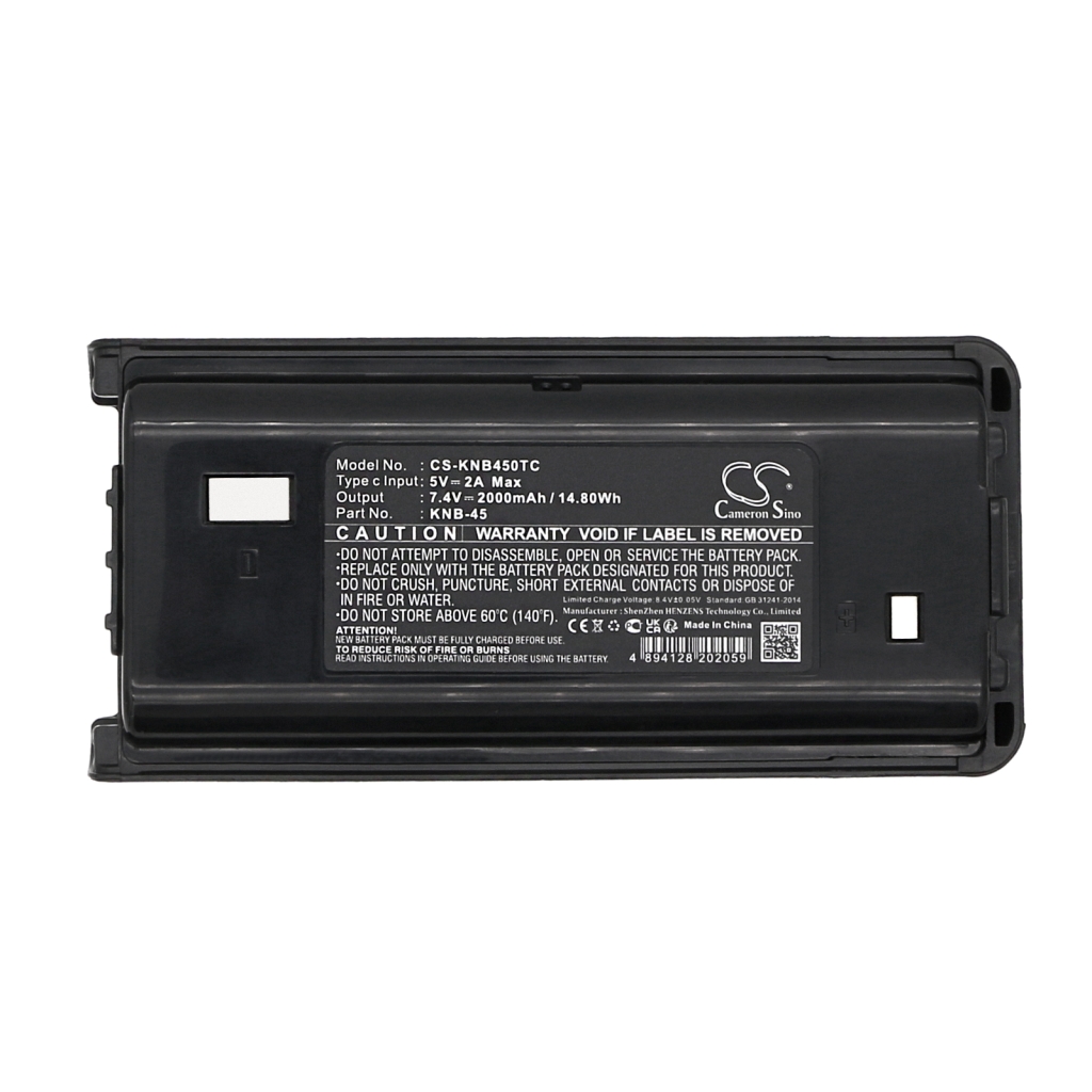 Batterie radio bidirectionnelle Kenwood NX340