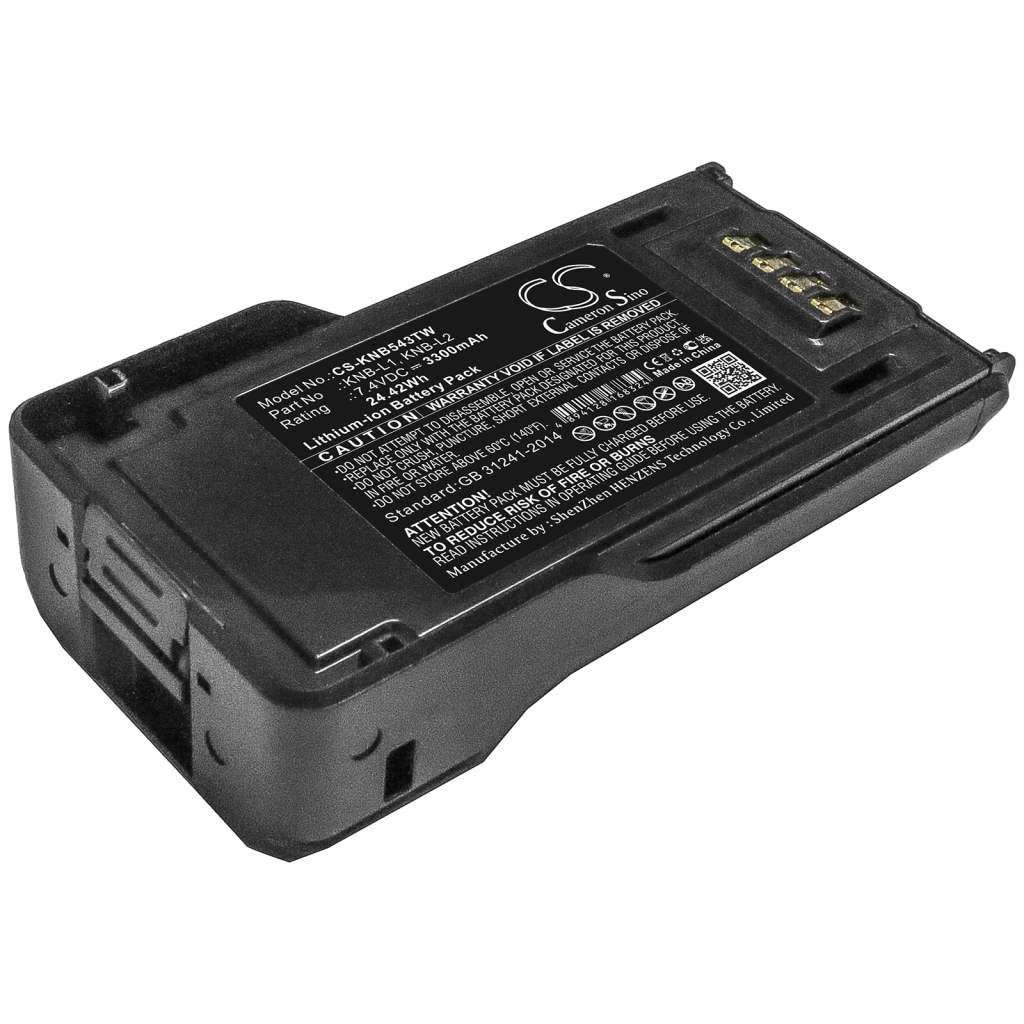 Batterie radio bidirectionnelle Kenwood CS-KNB543TW