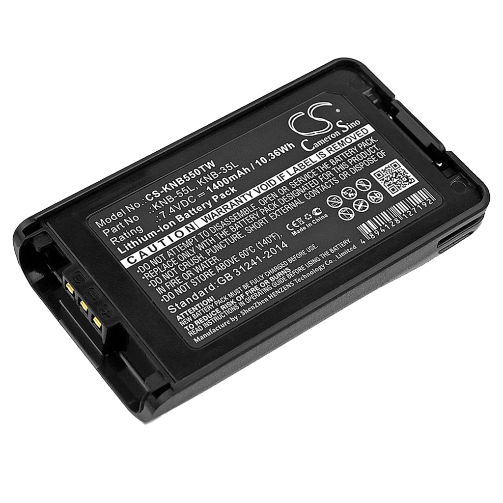 Batterie radio bidirectionnelle Kenwood CS-KNB550TW