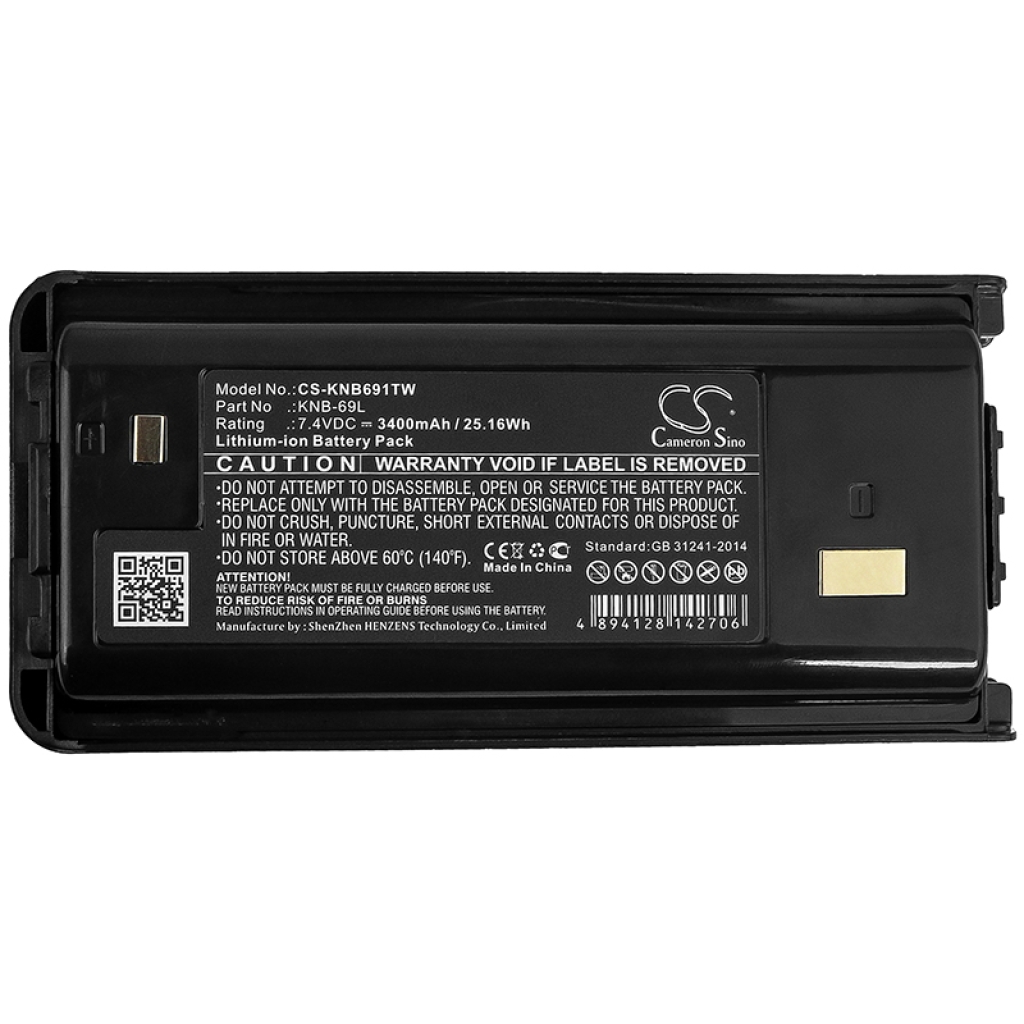 Two-Way Radio Battery Kenwood NX-340