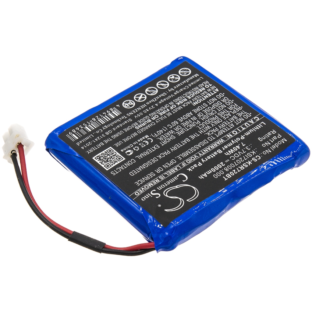 Compatible battery replacement for Ksenia KSI7207008.000