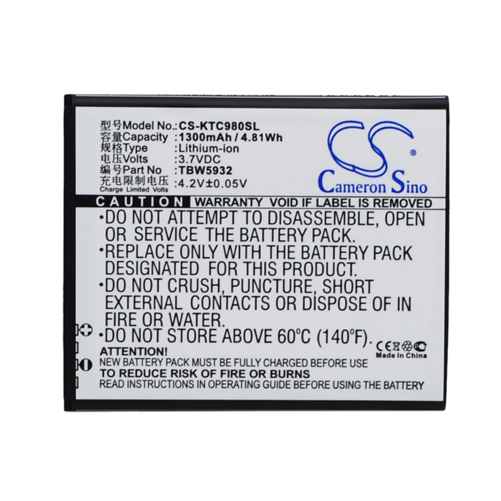 Battery Replaces TBW5932