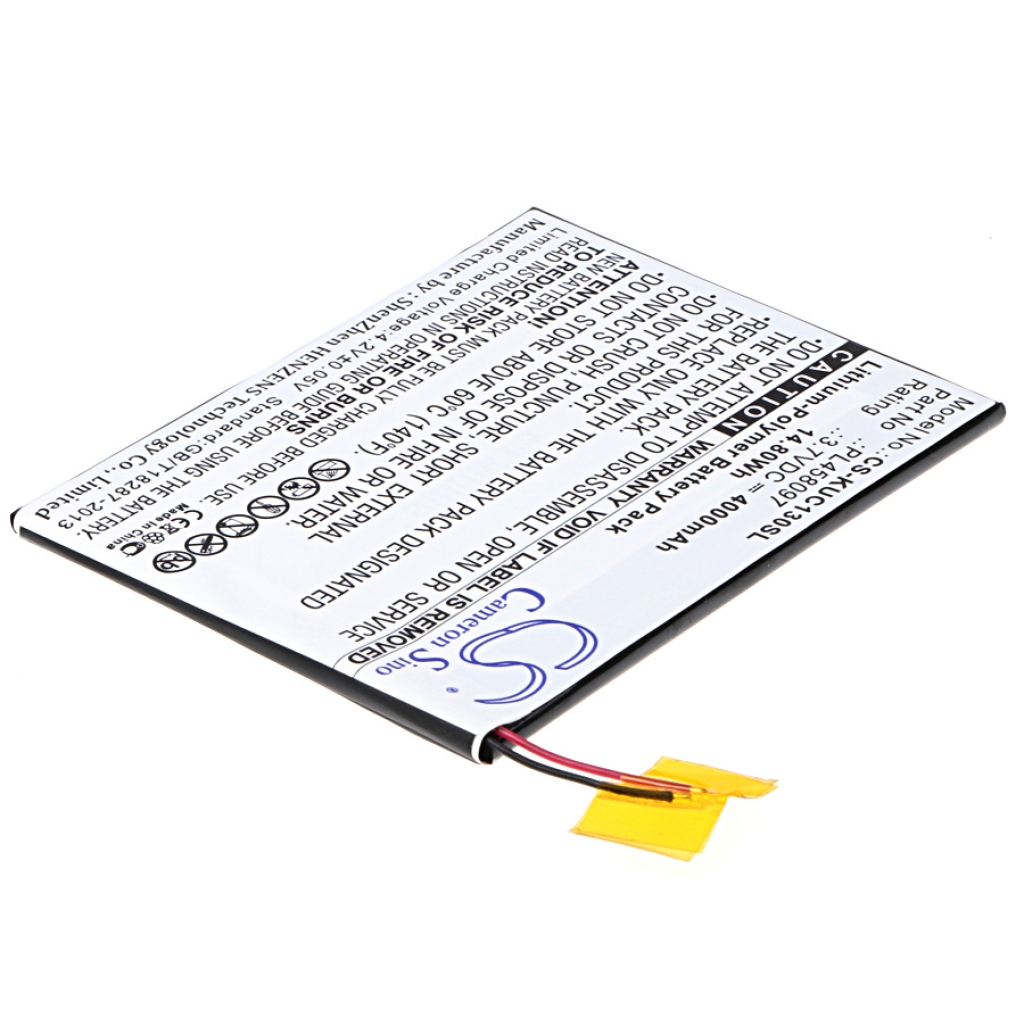 Compatible battery replacement for Kurio PL458097