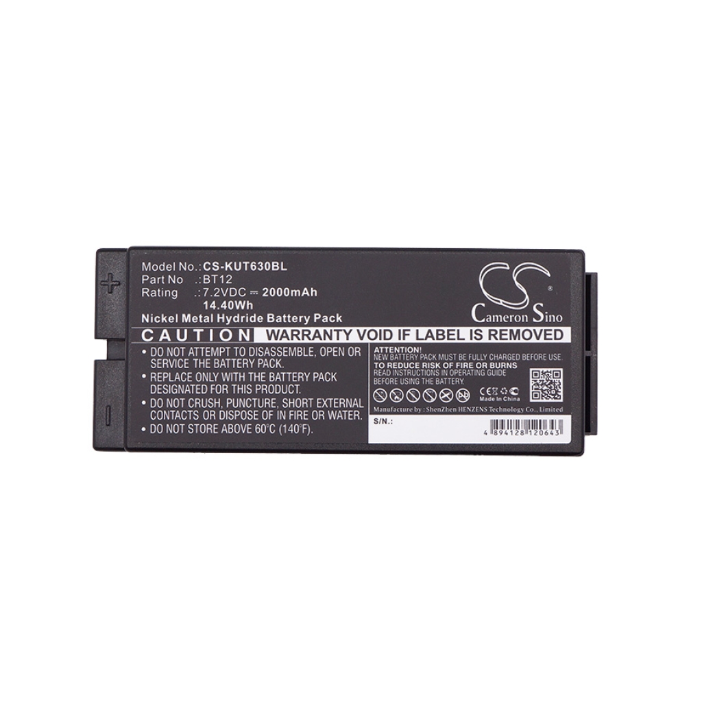 Compatible battery replacement for Ikusi BT12