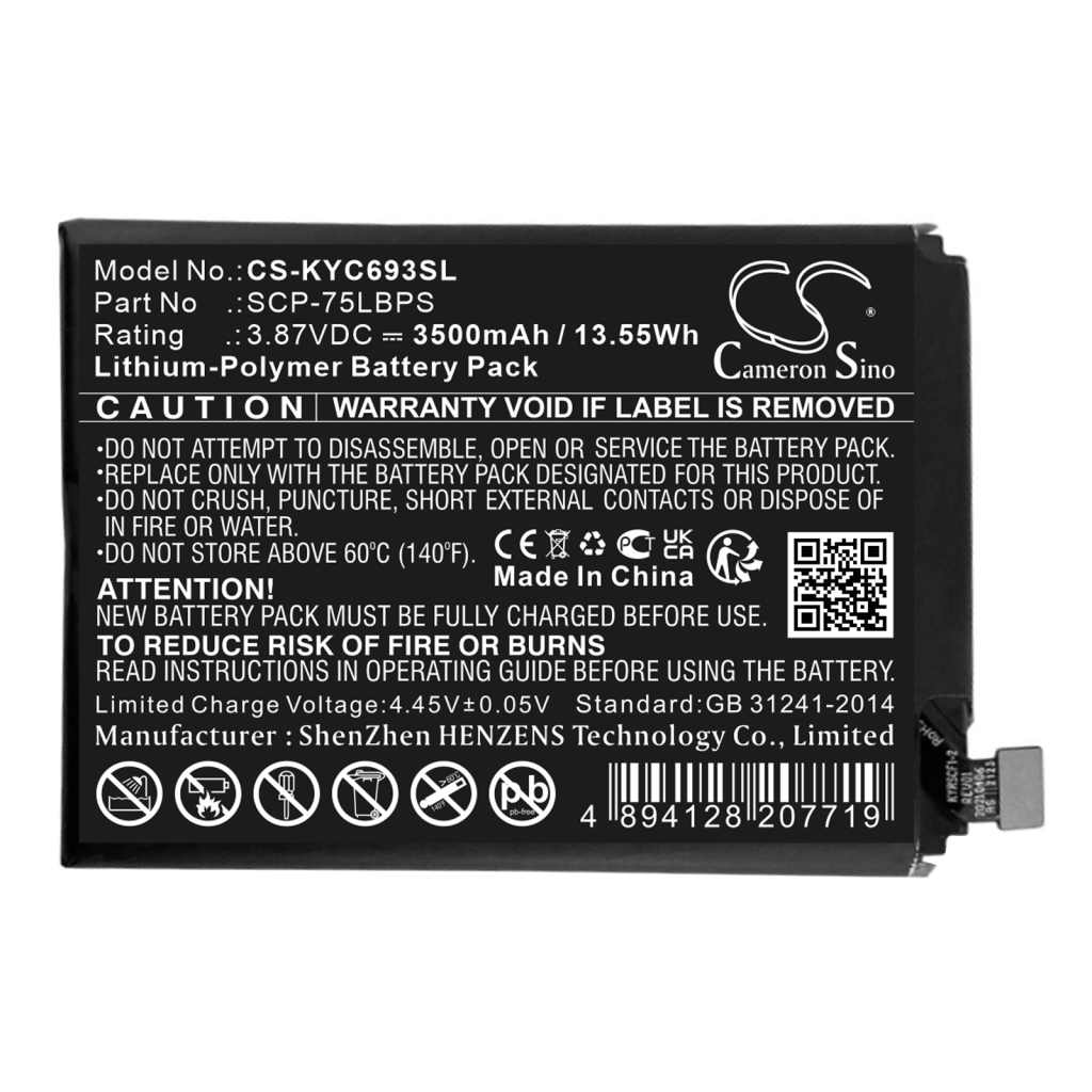 Battery Replaces 5AAXBT141GEA