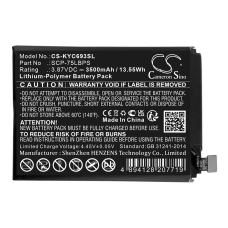 Remplacement de batterie compatible pour Kyocera 5AAXBT141GEA,SCP-75LBPS