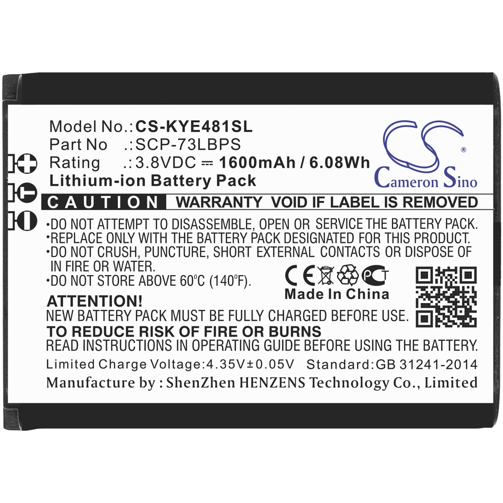 Mobile Phone Battery Kyocera CS-KYE481SL