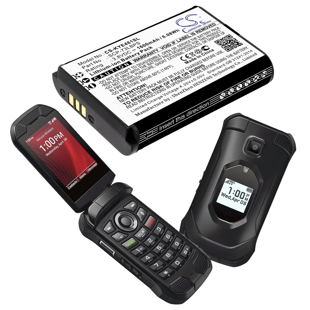 Batterie de téléphone portable Kyocera CS-KYE481SL