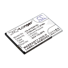 Compatible battery replacement for Kyocera 5AAXBT122JAA,SCP-72LBPS