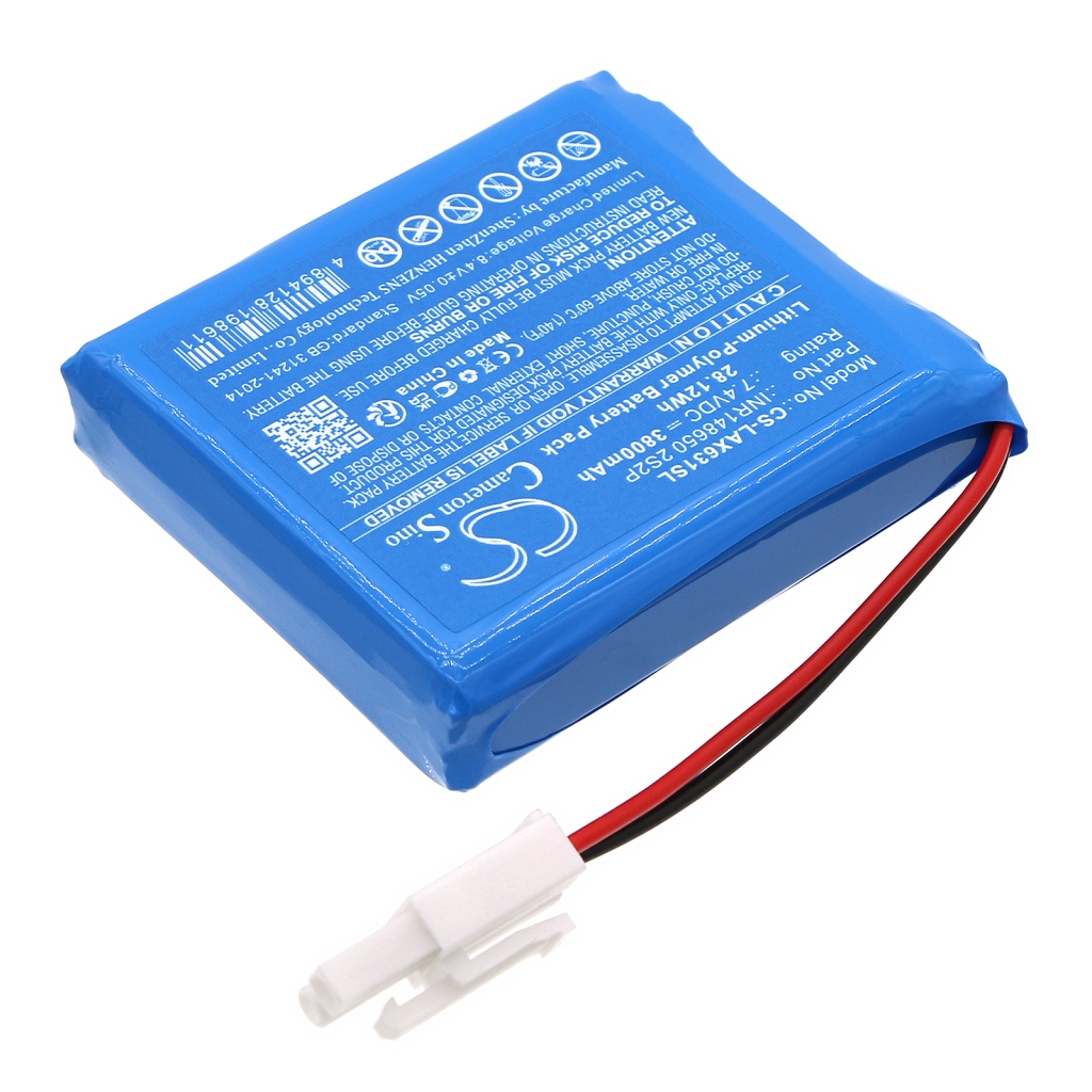 Compatible battery replacement for Launch INR148650 2S2P