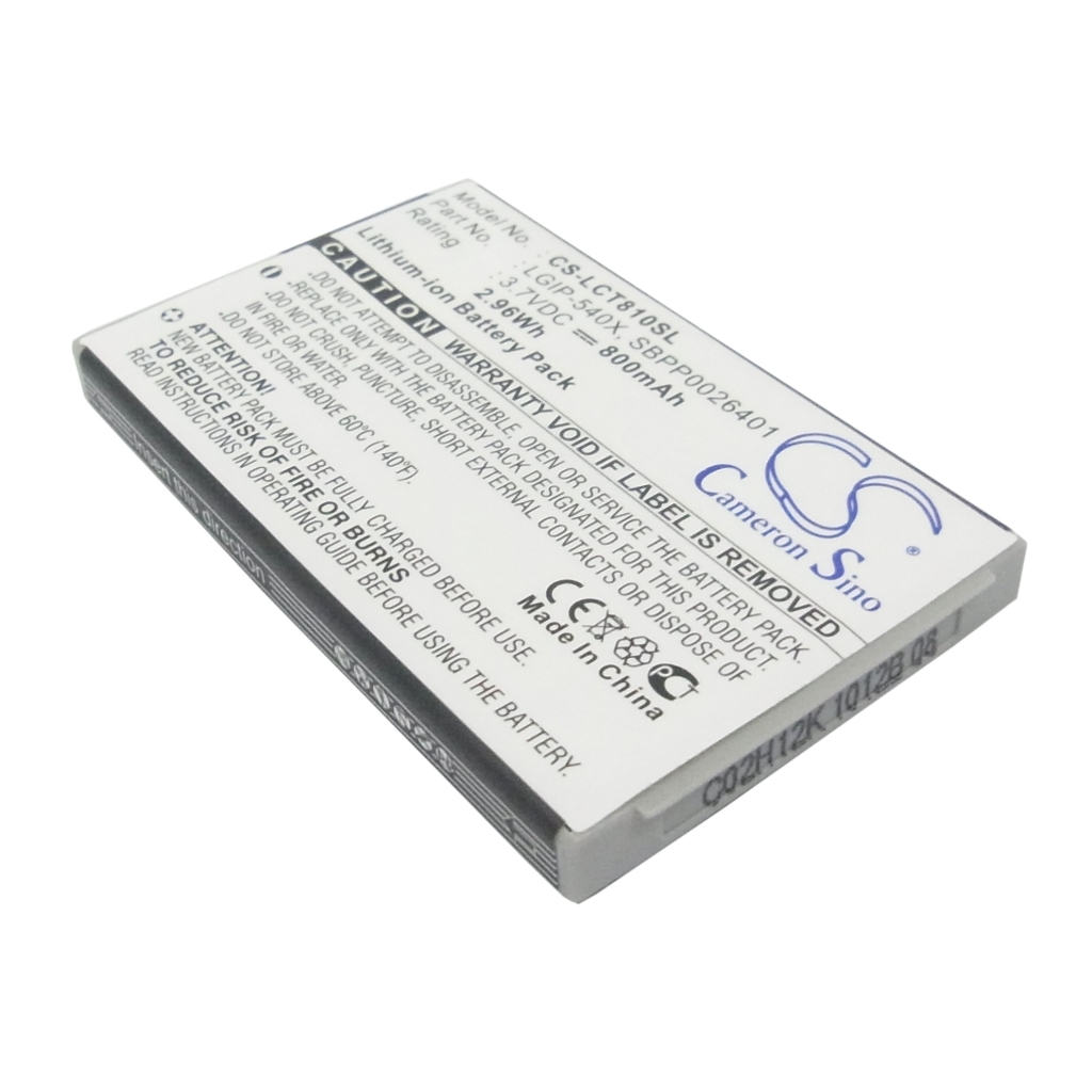 Batterie de téléphone portable LG CS-LCT810SL