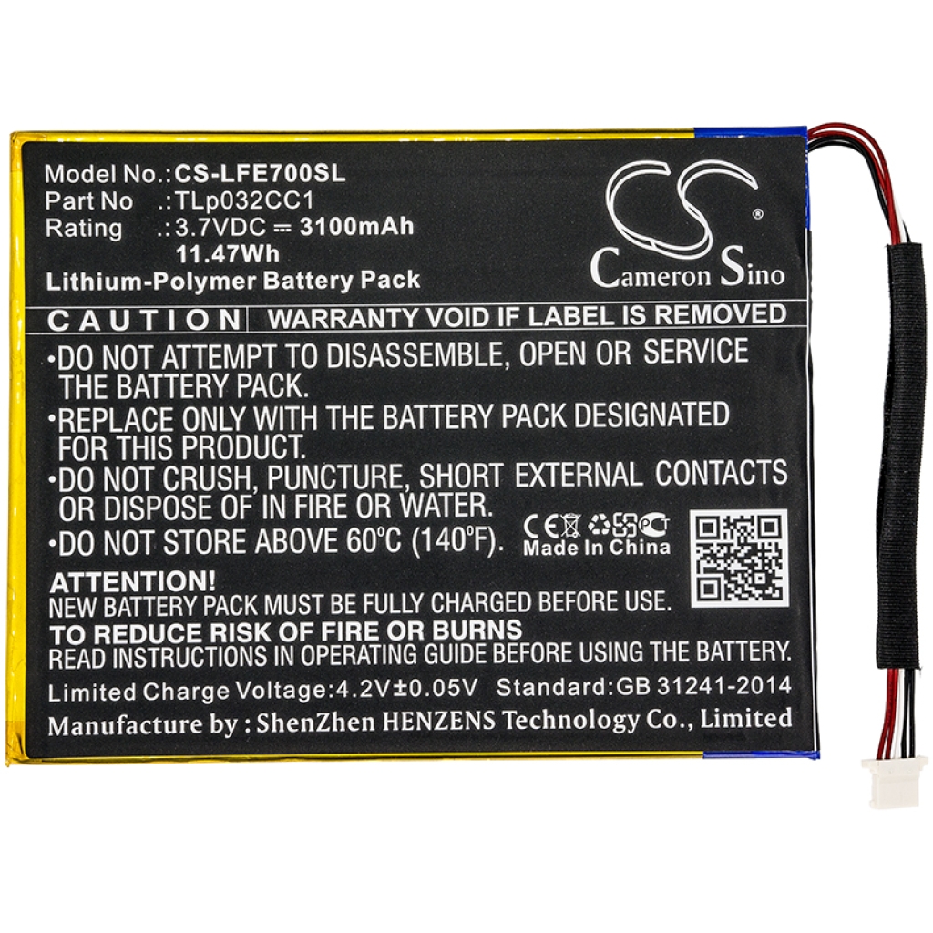 Battery Replaces TLp032CC1