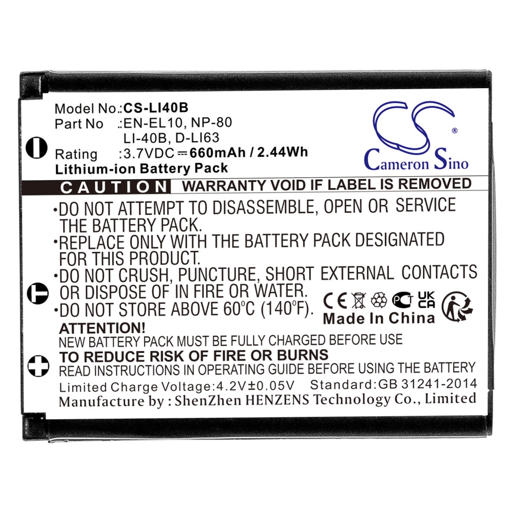 Battery Replaces VG037612210001