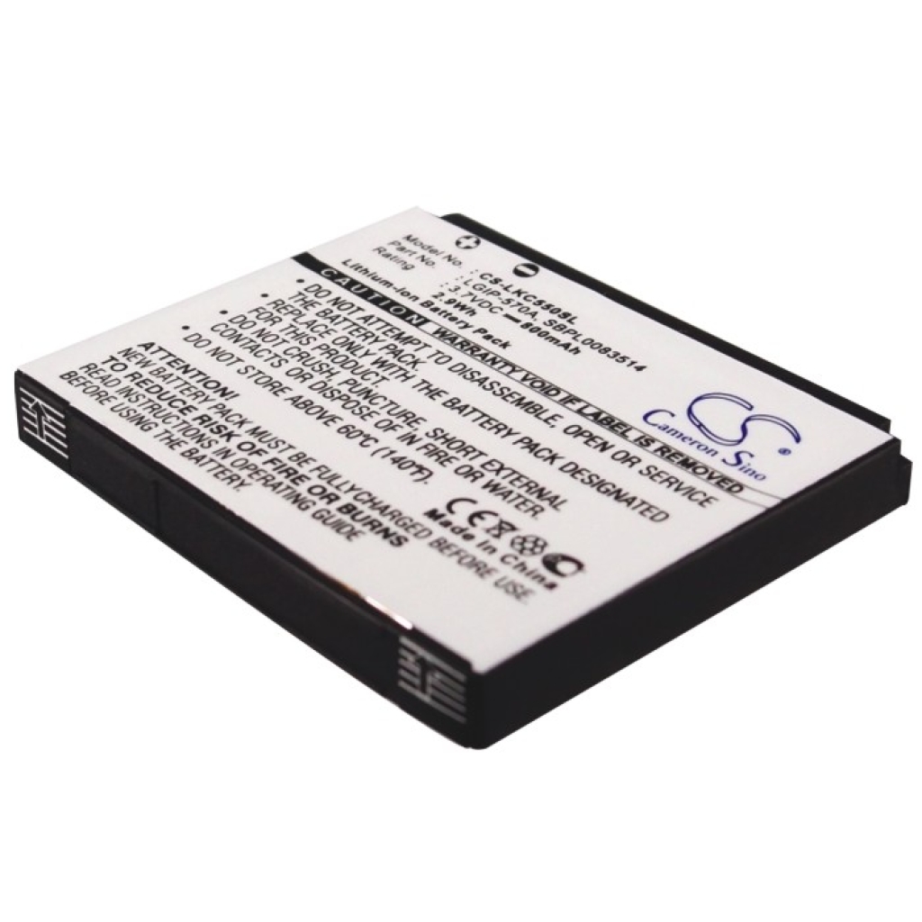 Batterie de téléphone portable LG GD550 Pure