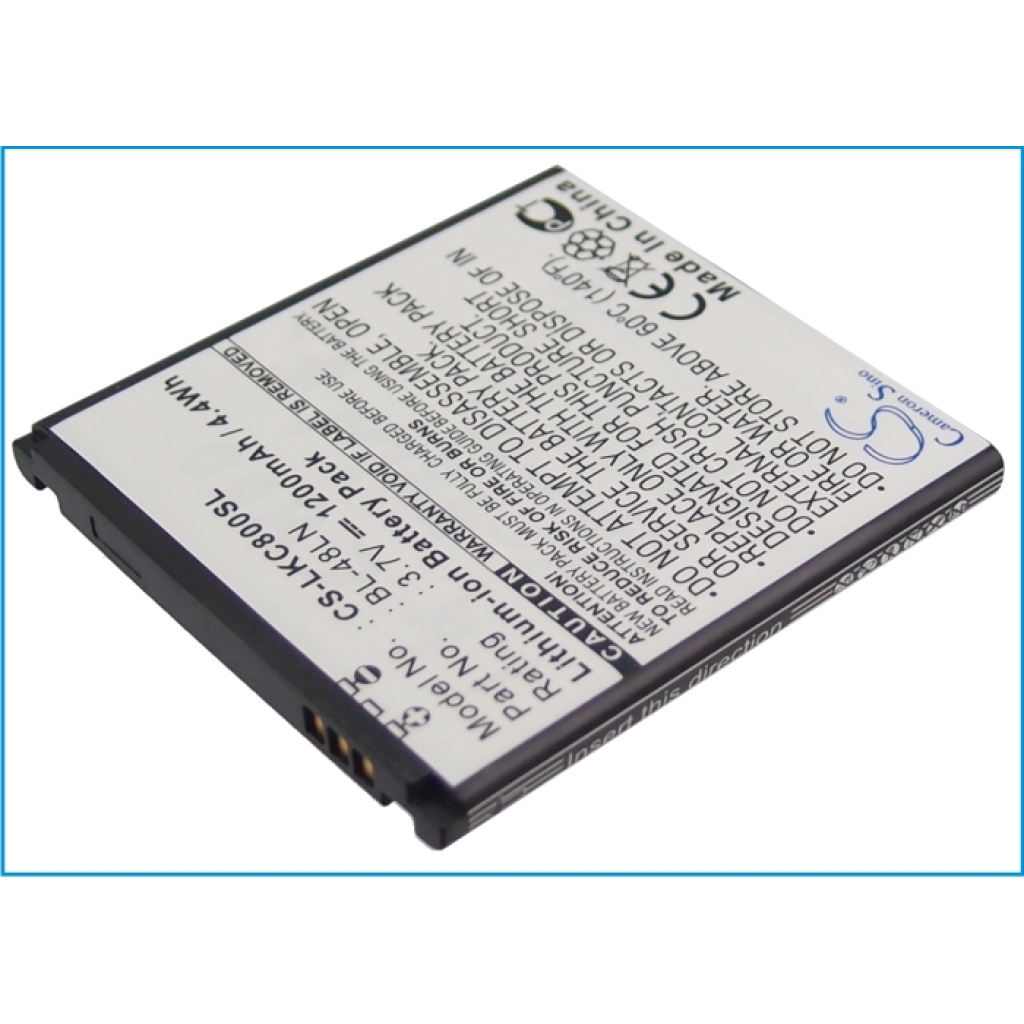 Mobile Phone Battery LG CS-LKC800SL