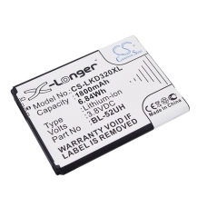 Remplacement de batterie compatible pour LG BL-52UH,BL-52UHB,EAC62258202