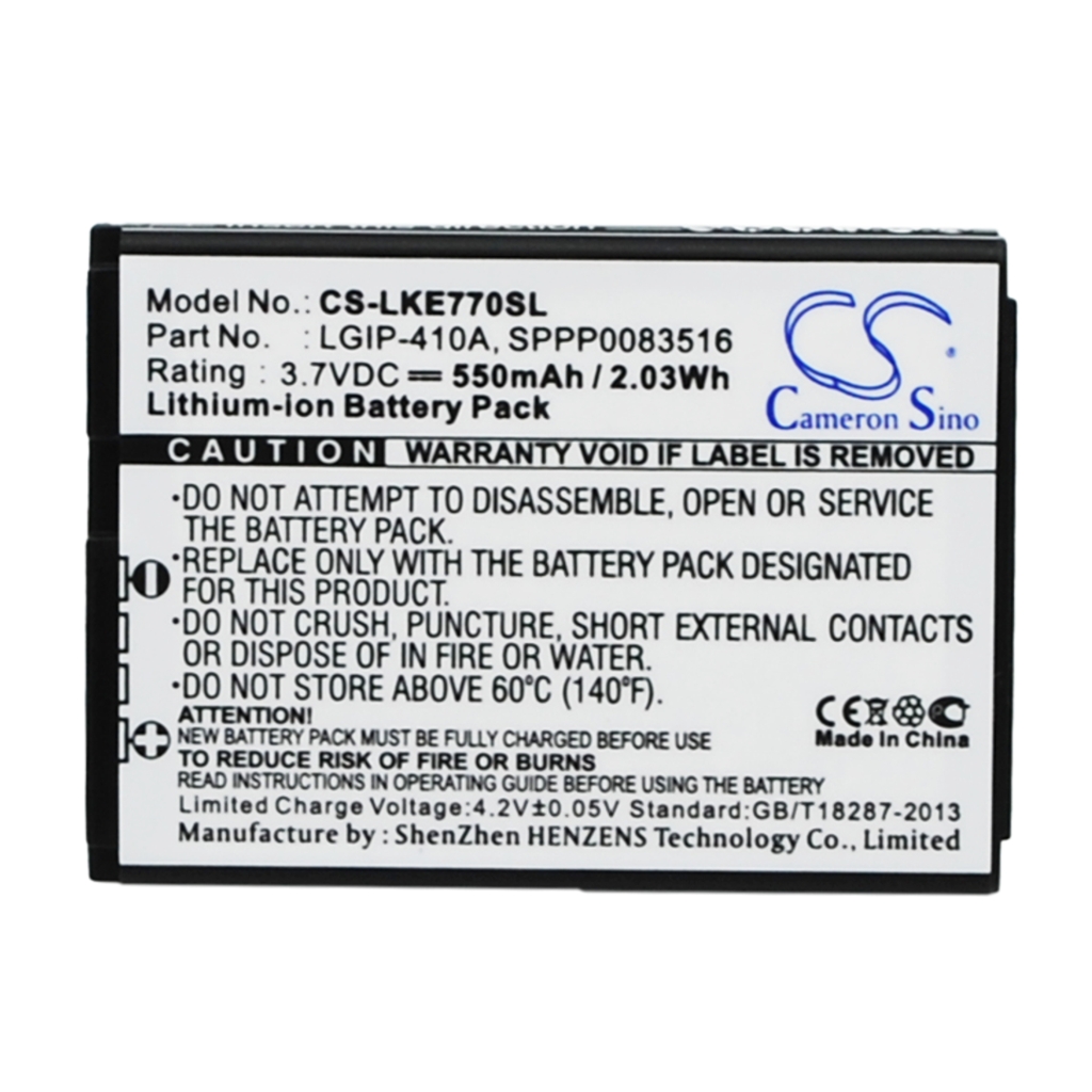 Mobile Phone Battery LG KG289