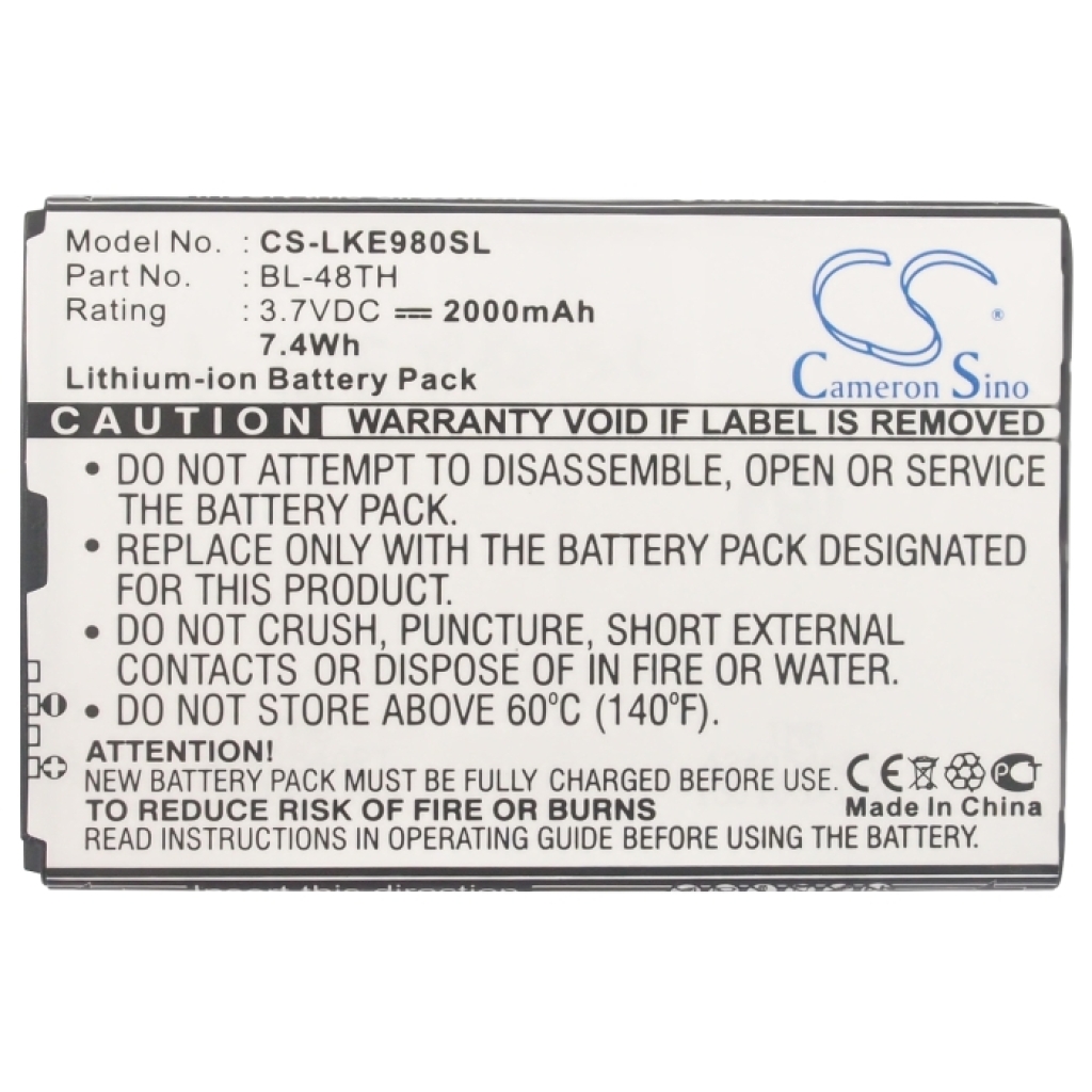 Batteries Remplace EAC62058511 LLL