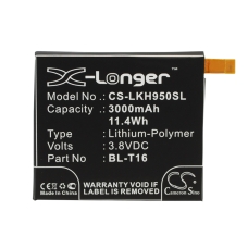 Remplacement de batterie compatible pour LG BL-T16,EAC62718201