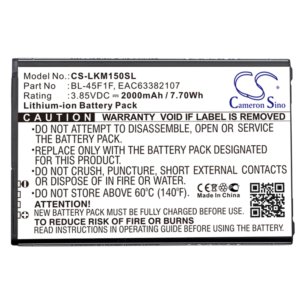 Batteries Remplace EAC63382101LLL