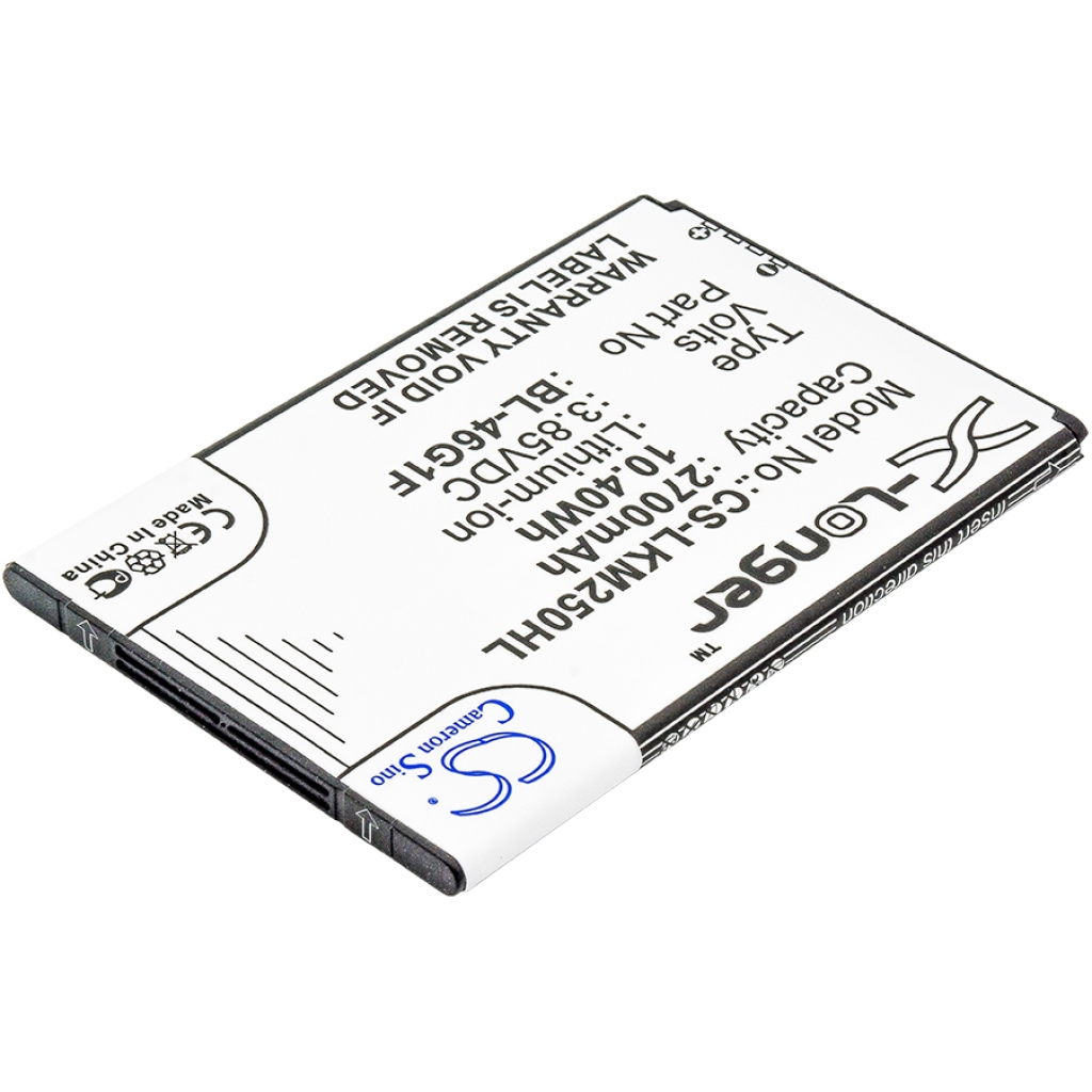 Mobile Phone Battery LG CS-LKM250HL