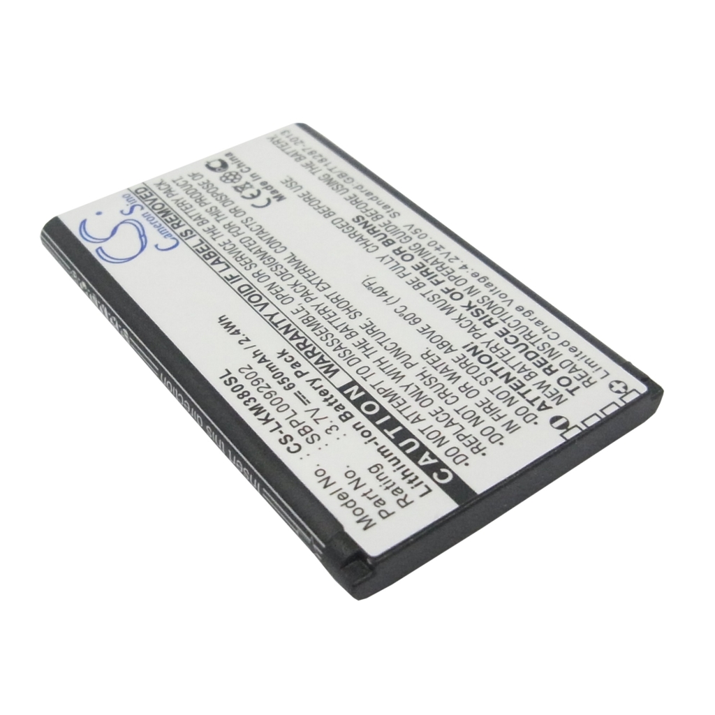 Batterie de téléphone portable LG KM385