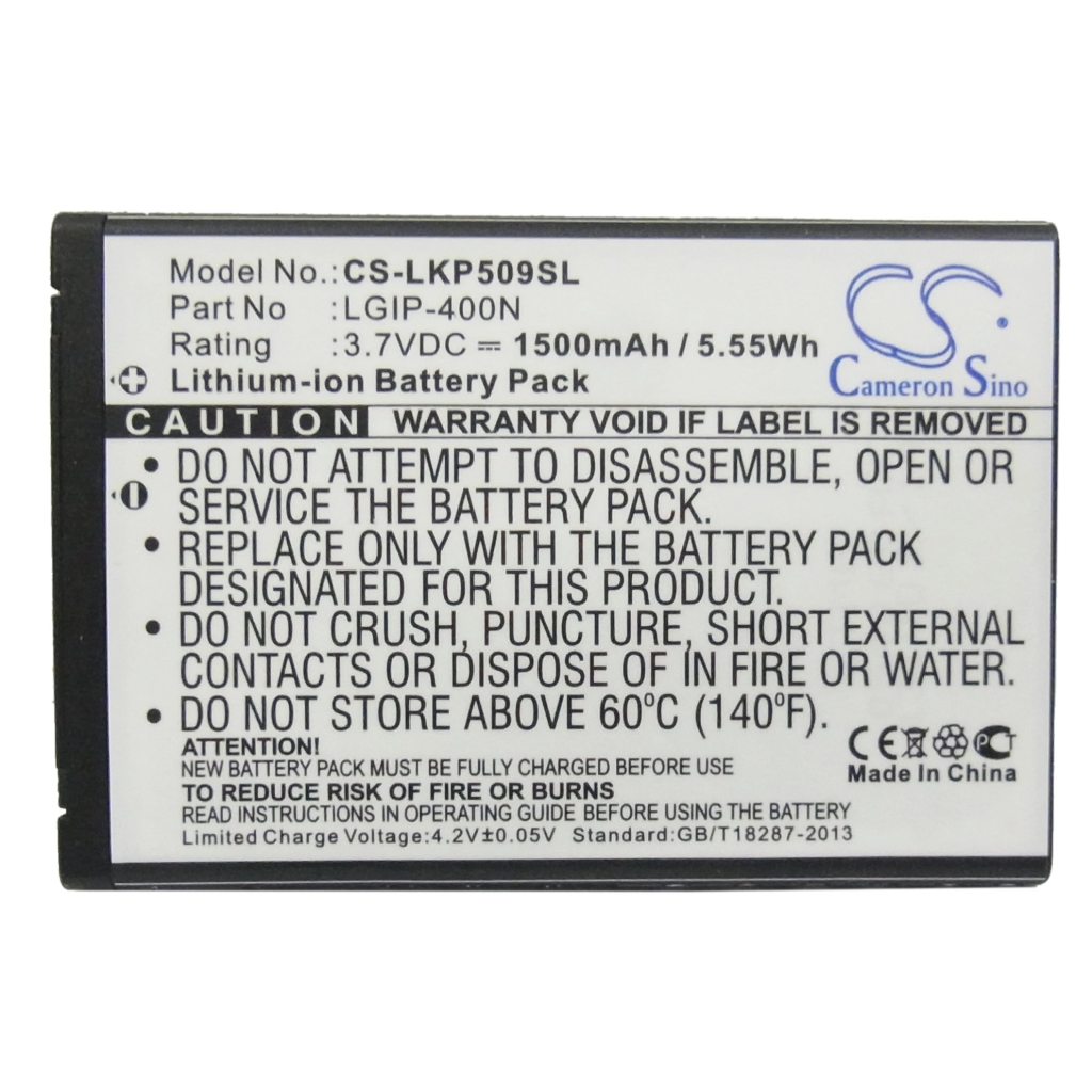 Compatible battery replacement for AT