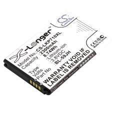 Remplacement de batterie compatible pour LG BL-59JH,EAC61998401,EAC61998402,EAC62018401