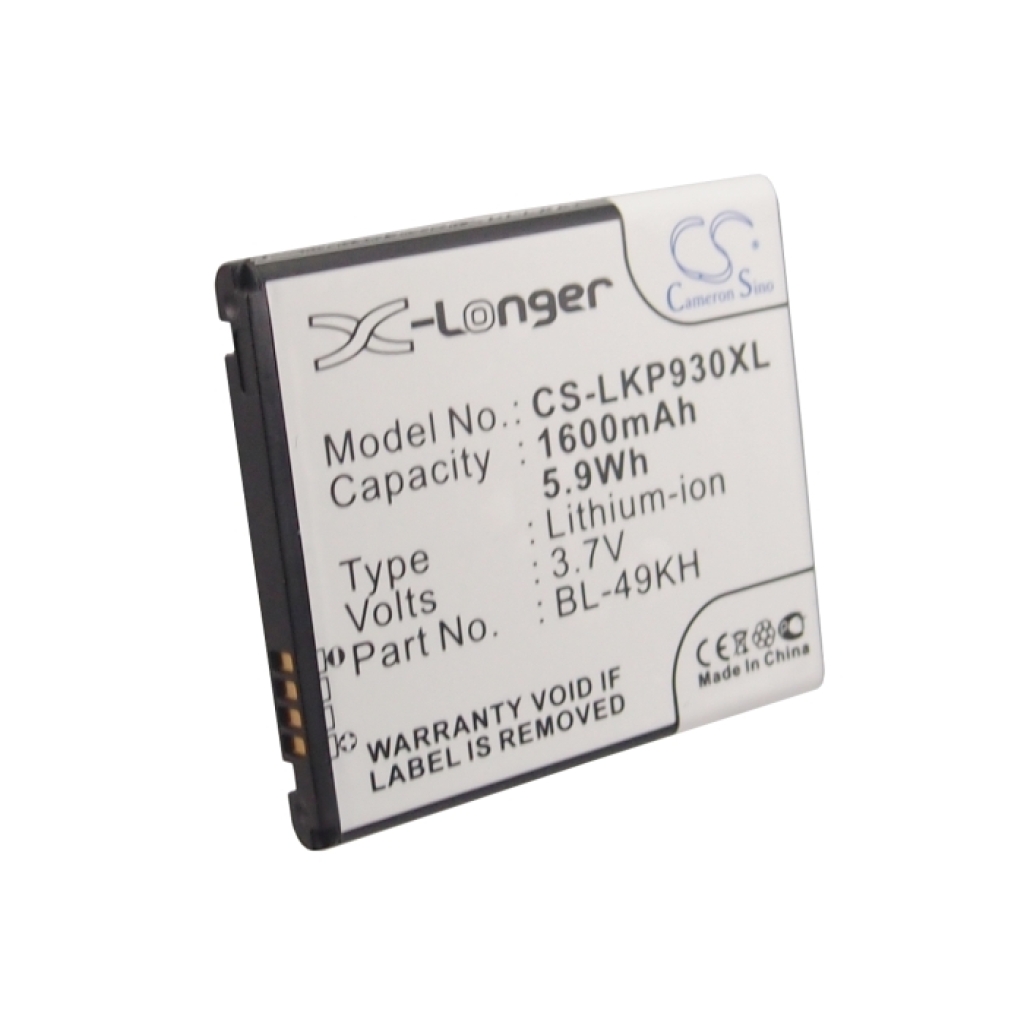 Battery Replaces LGVS920BAT