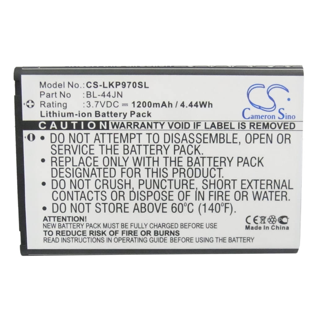 Batterie de téléphone portable LG NTLGL55CPWP