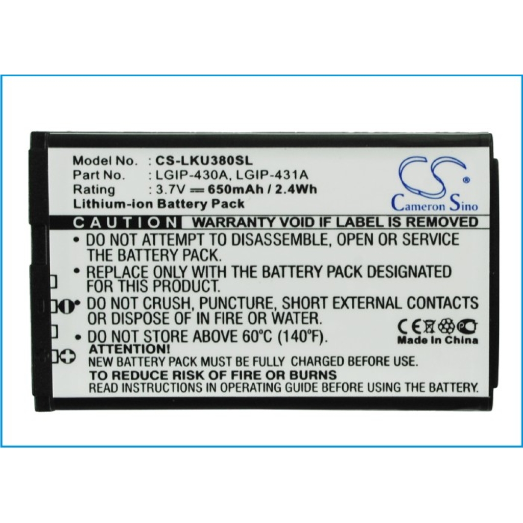 Battery Replaces LGIP-431A