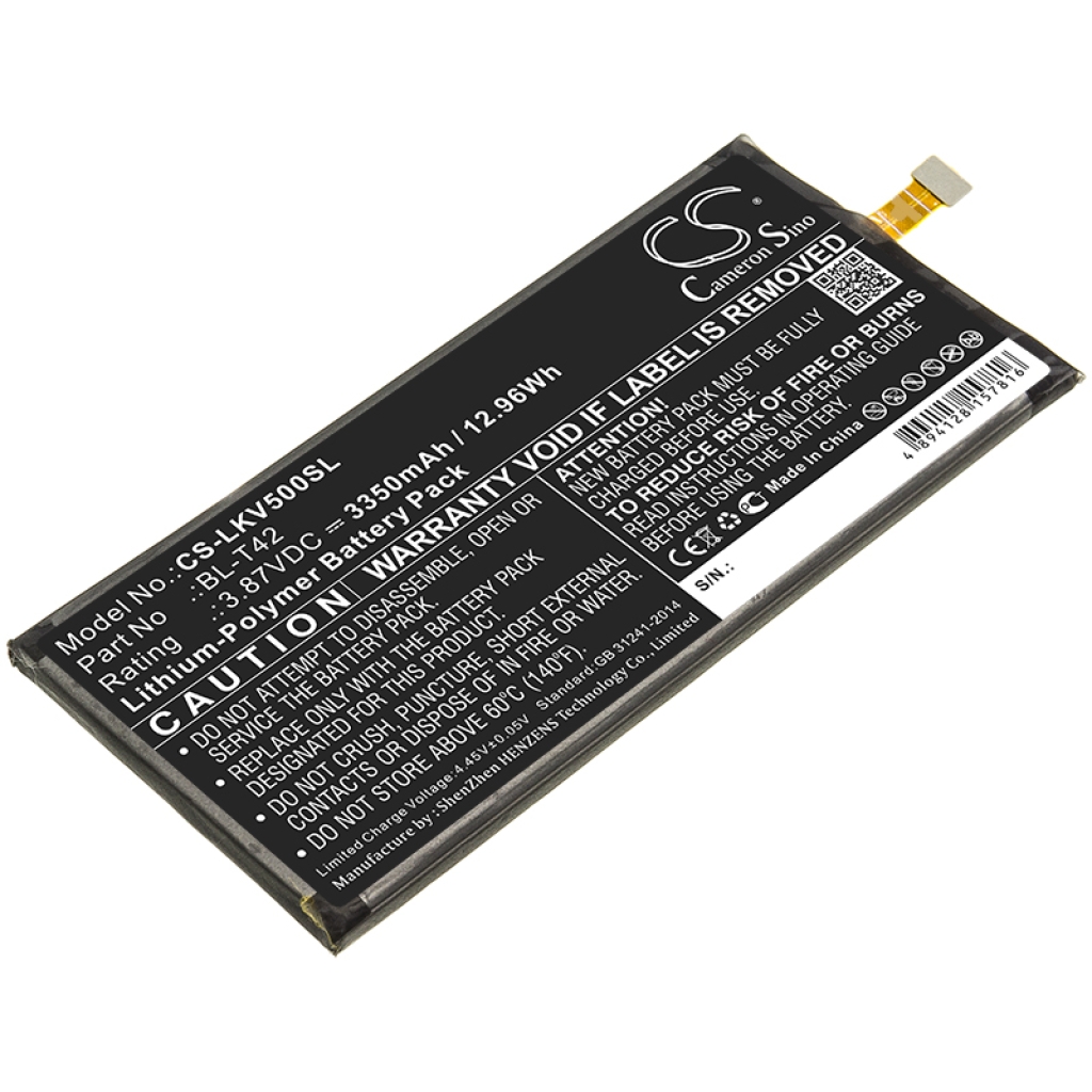 Batterie de téléphone portable LG LMG850QM (CS-LKV500SL)