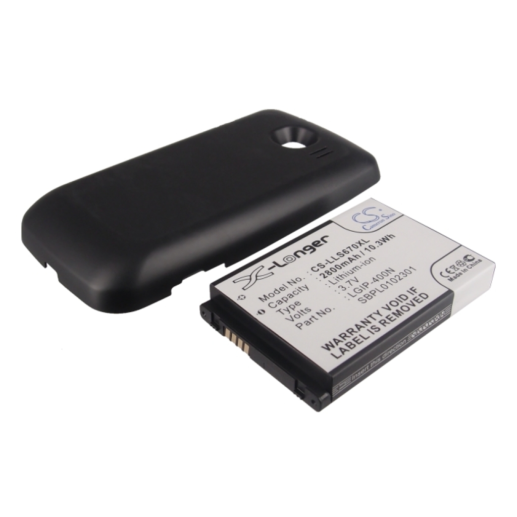 Batterie de téléphone portable LG CS-LLS670XL