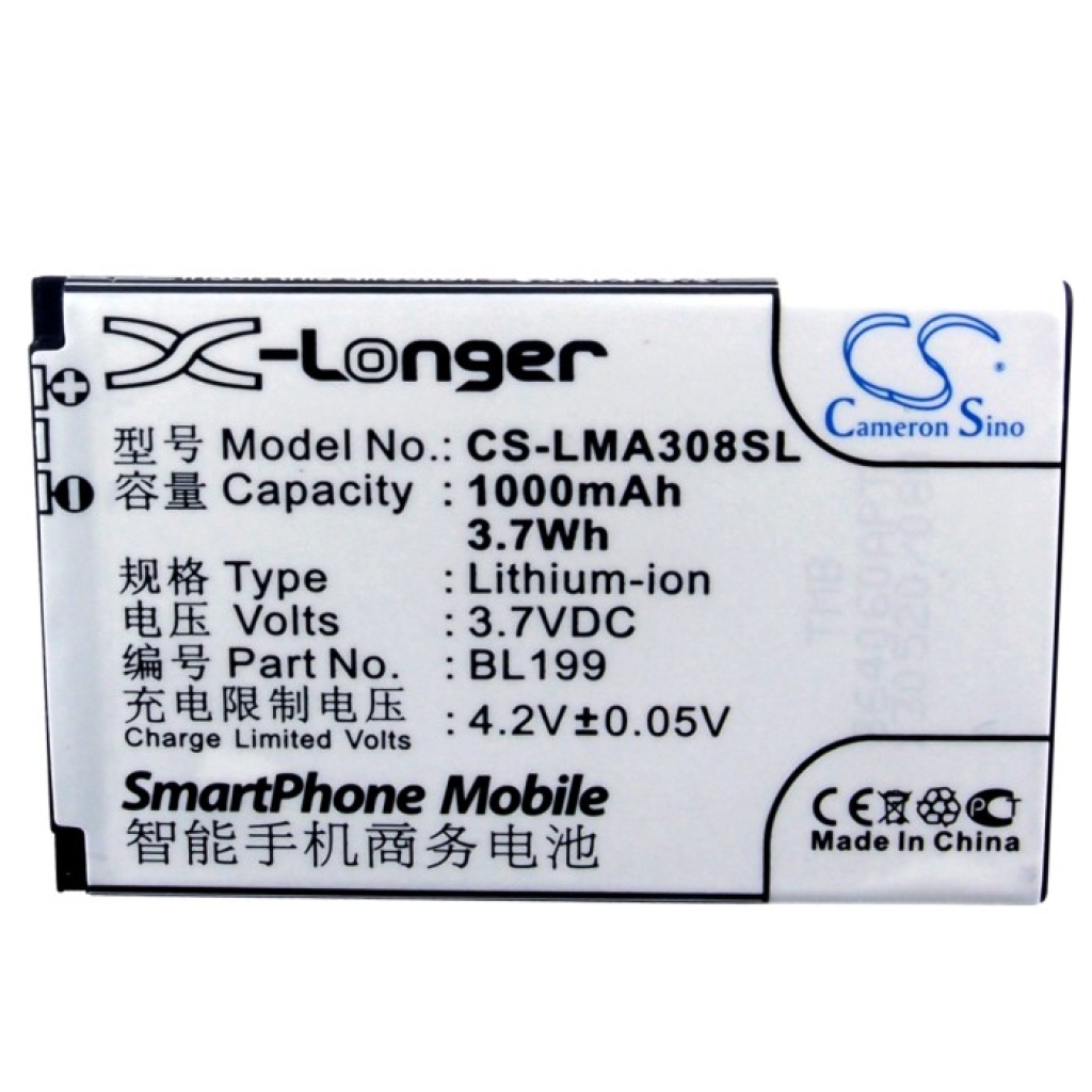 Compatible battery replacement for LENOVO BL199