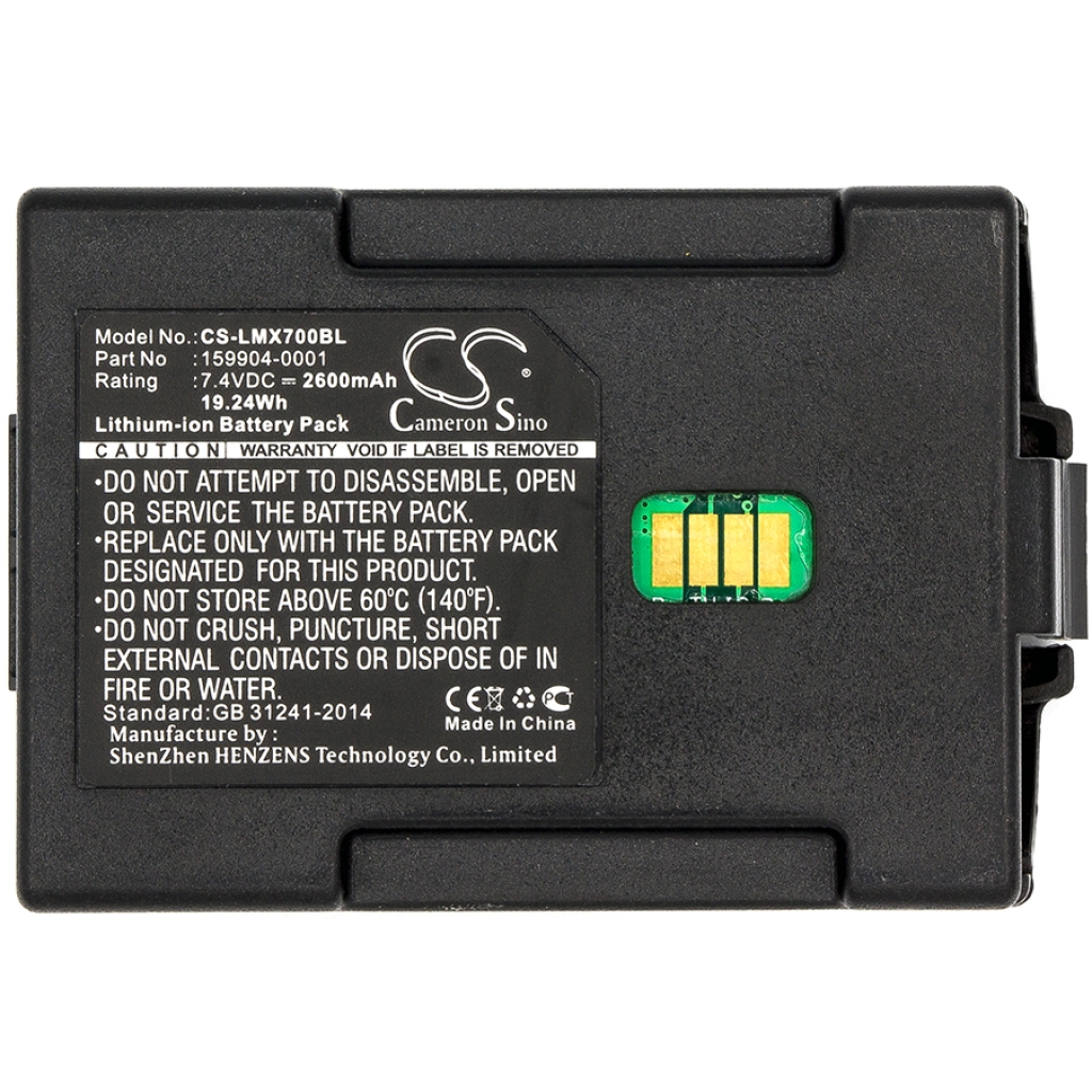 Code à barres, Scanner Batterie du scanner LXE CS-LMX700BL