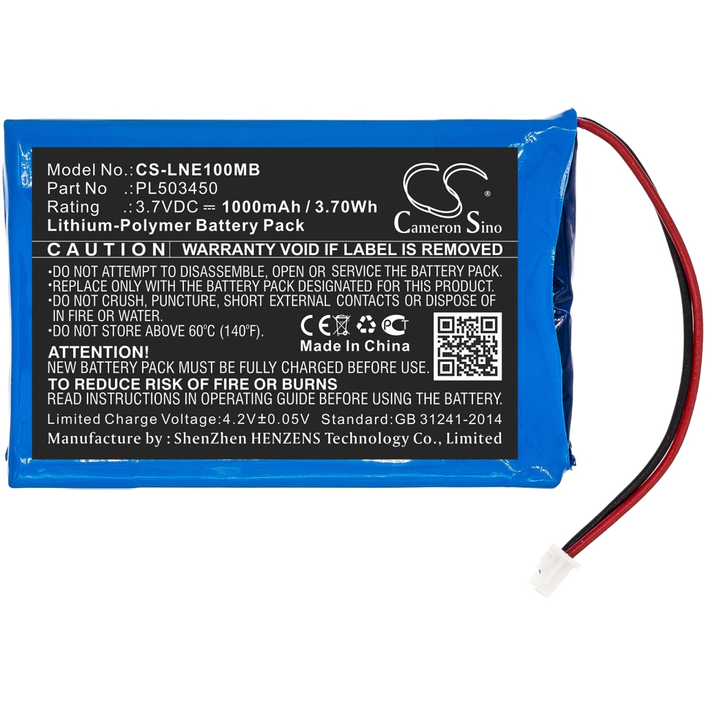 Remplacement de batterie compatible pour Luvion  PL503450