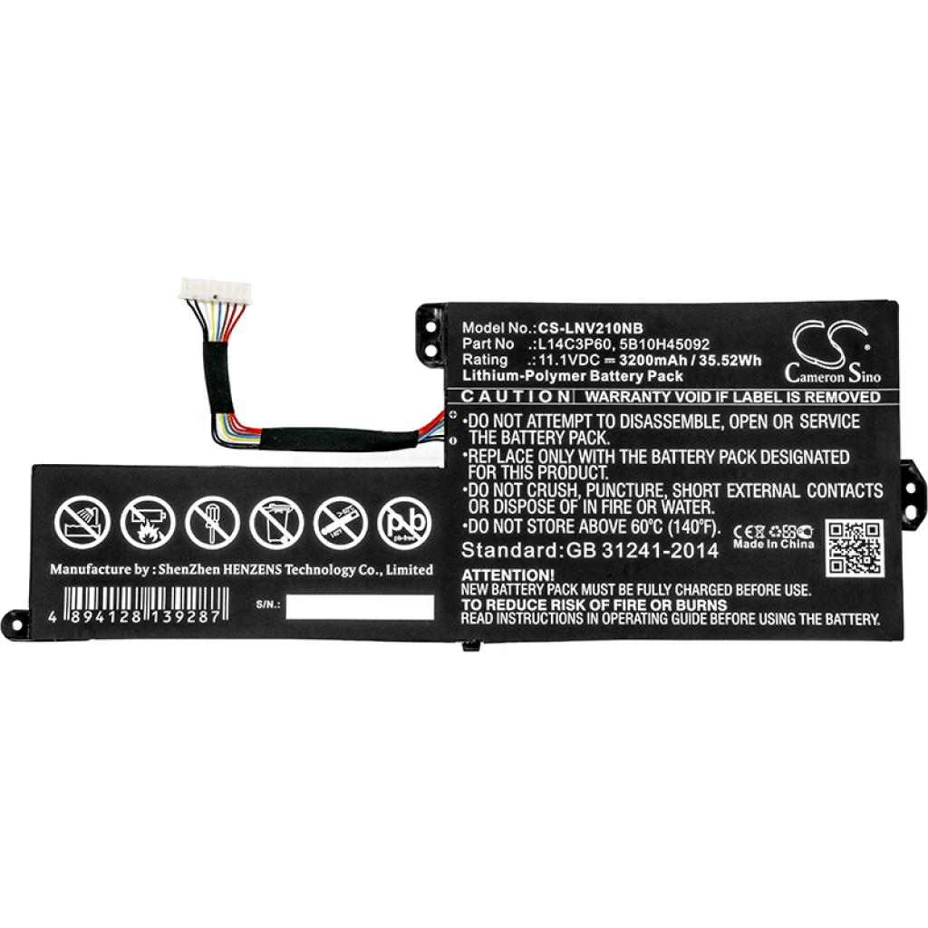 Batterie pour ordinateur portable Lenovo CS-LNV210NB