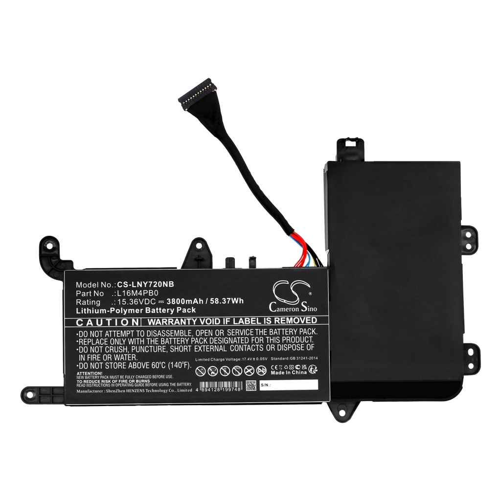 Battery Replaces L16M4PB0