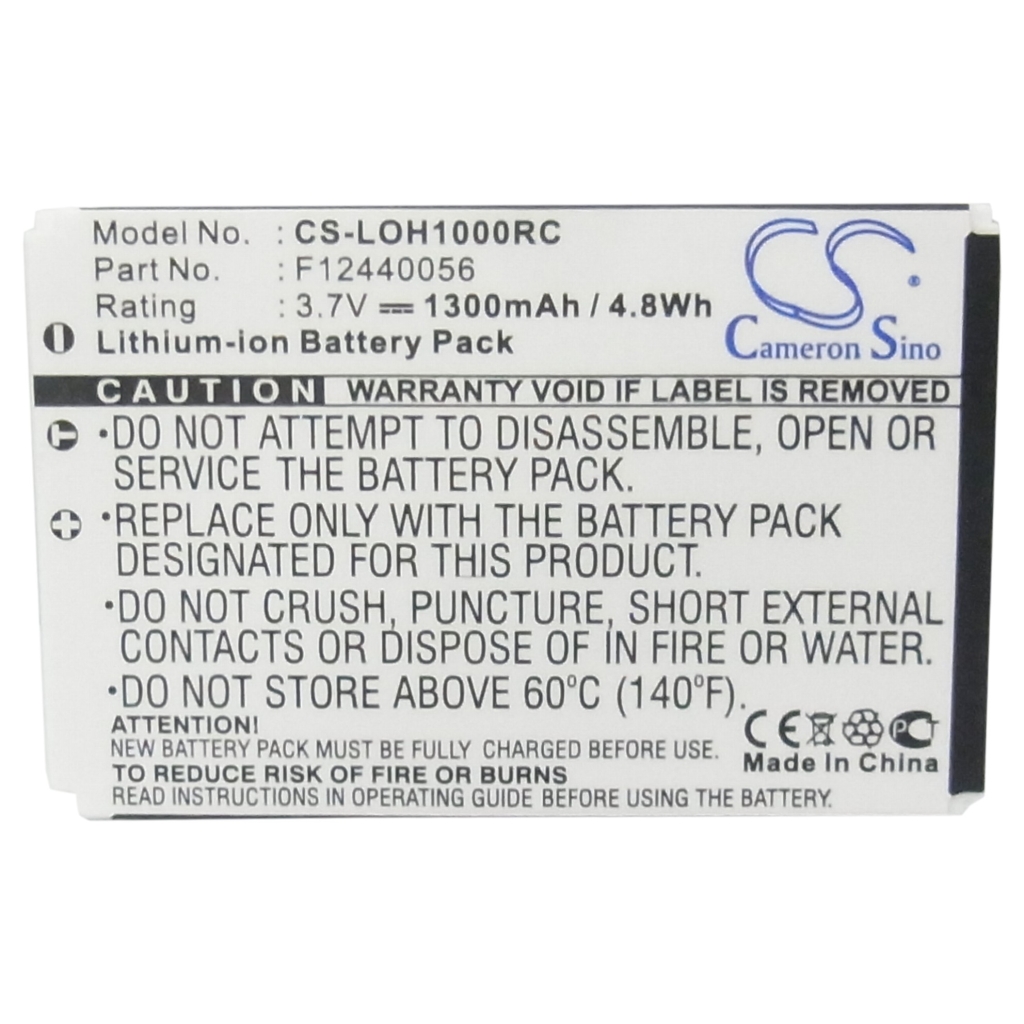 Battery Replaces 190582-0000