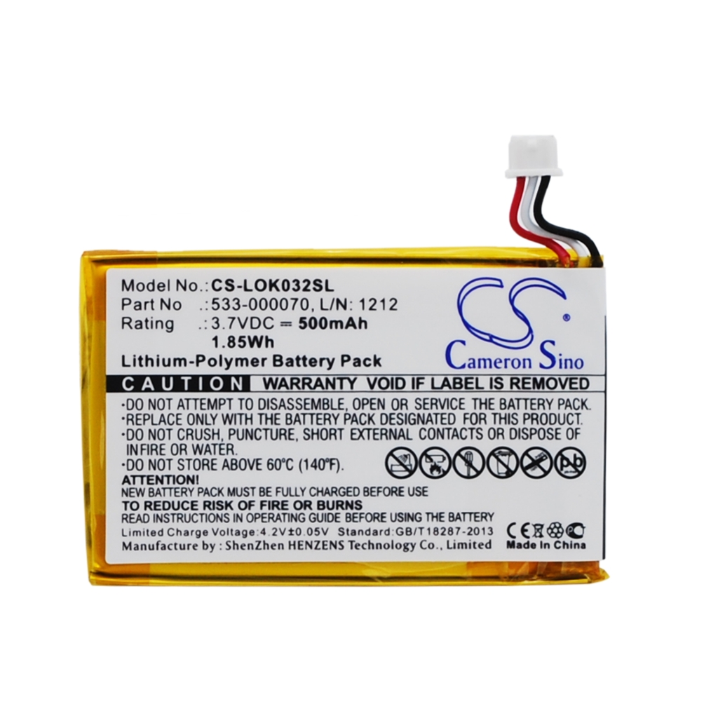 Batteries Batterie du clavier CS-LOK032SL