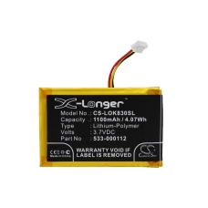 Compatible battery replacement for Logitech 533-000112,L/N 1406