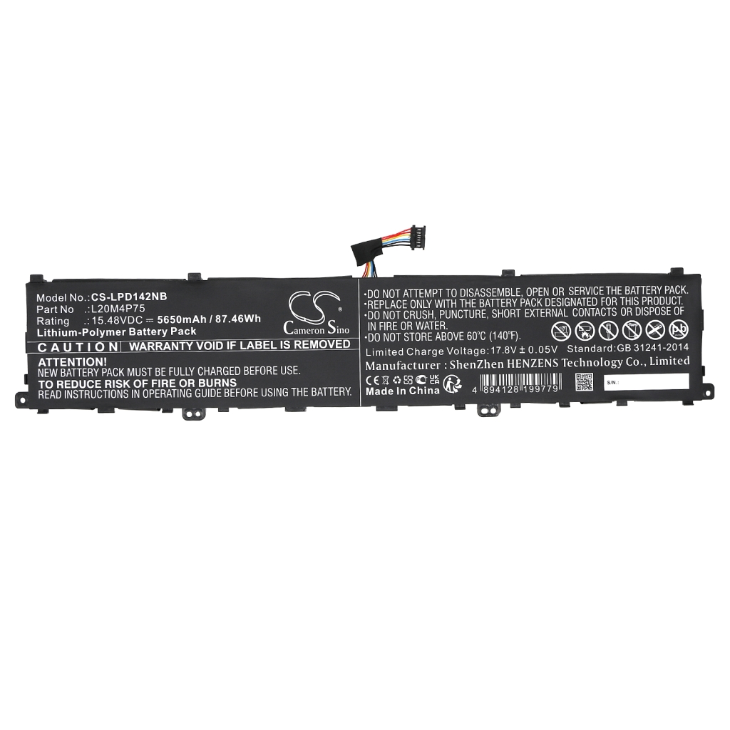 Batterie pour ordinateur portable Lenovo CS-LPD142NB