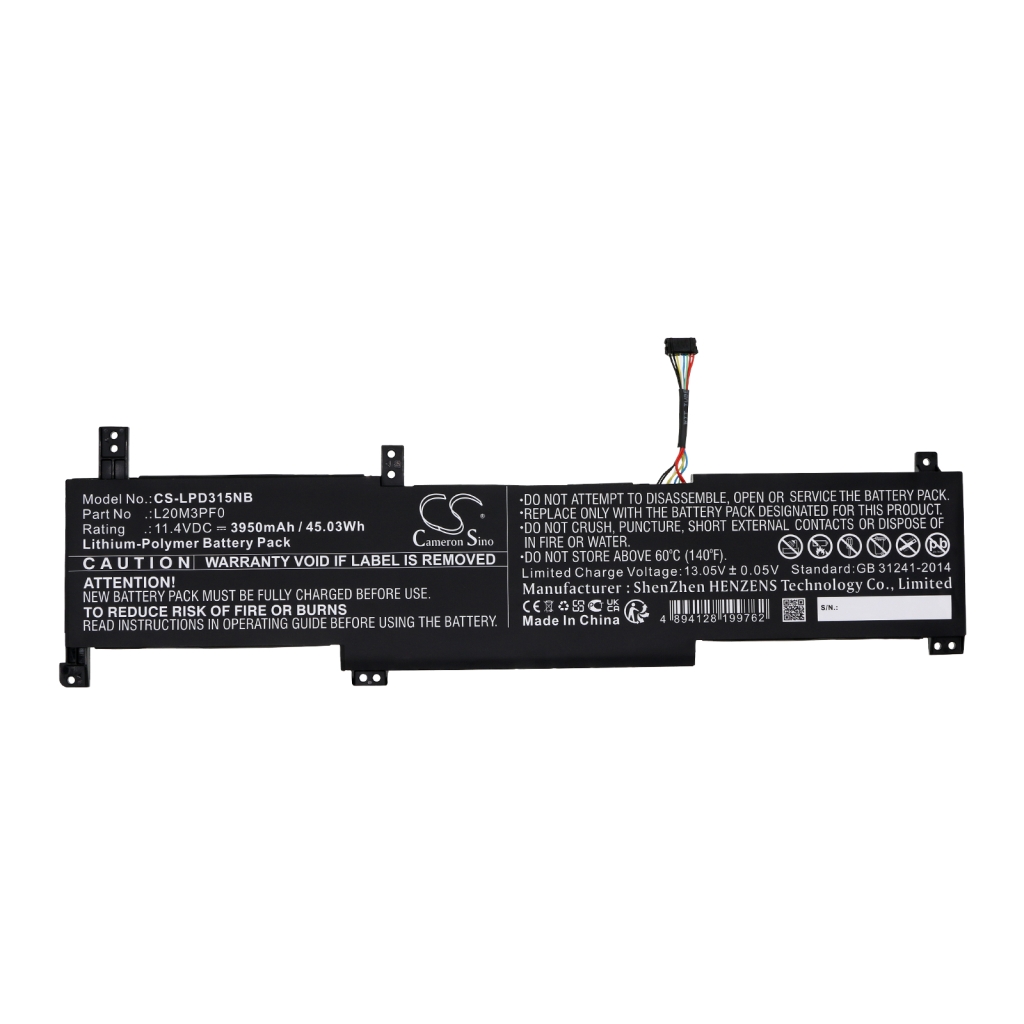 Batterie pour ordinateur portable Lenovo CS-LPD315NB