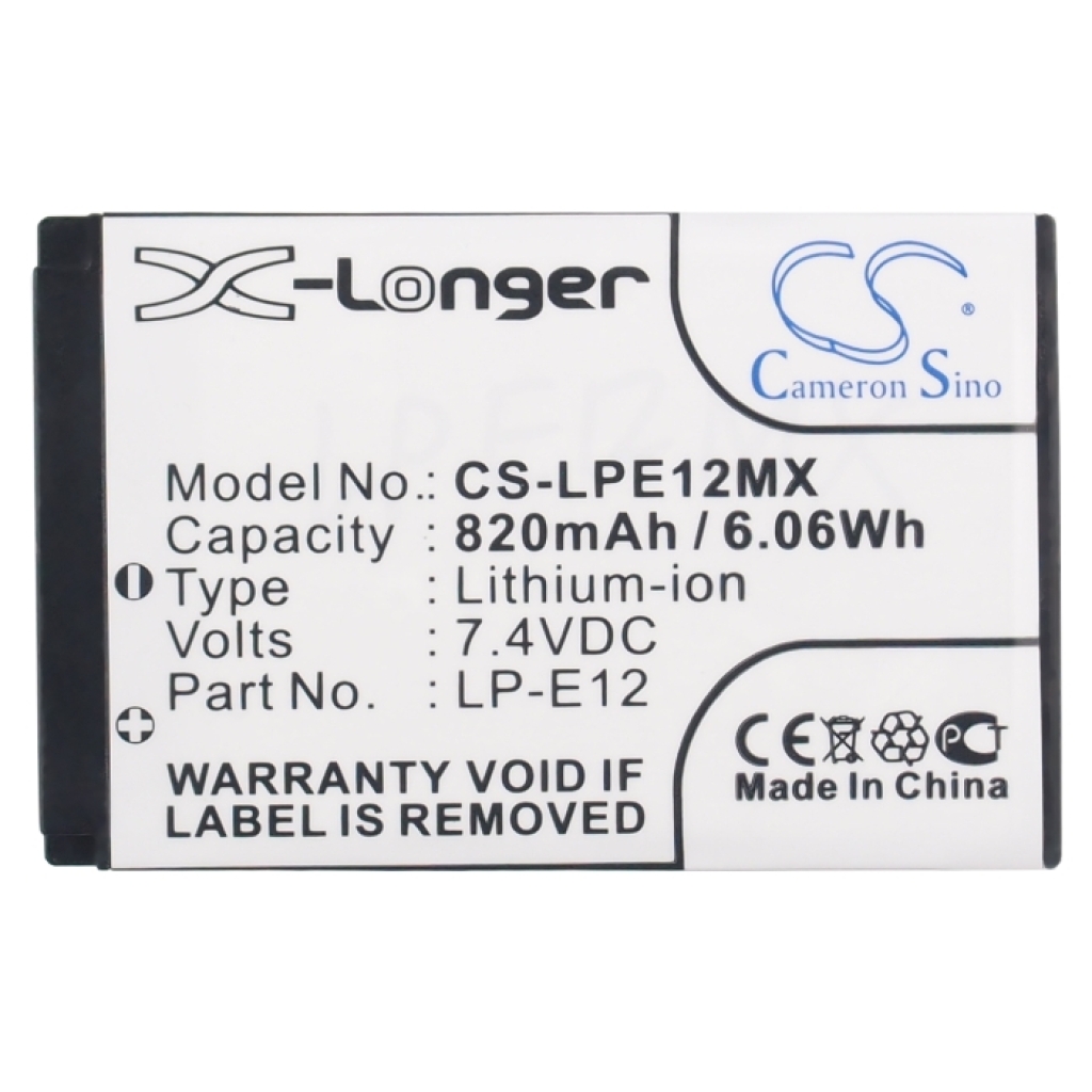 Camera Battery Canon CS-LPE12MX