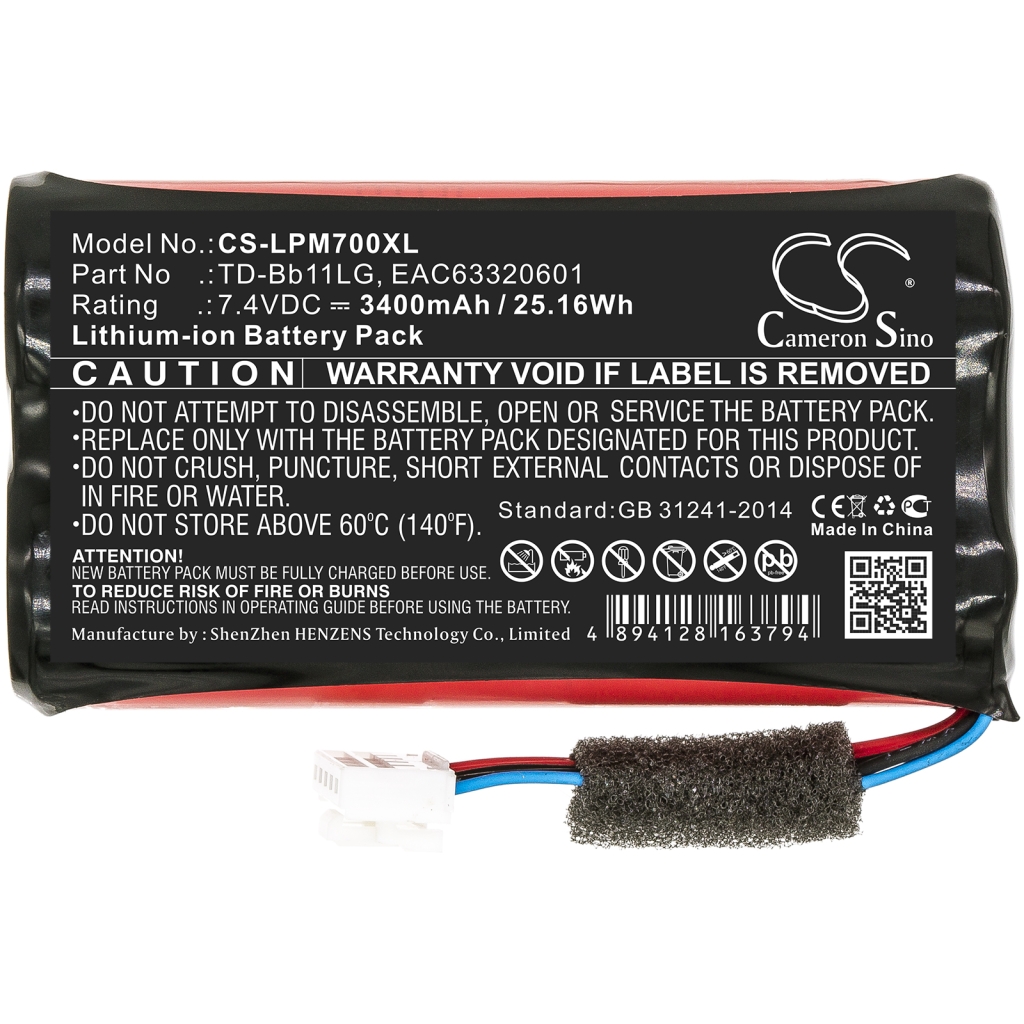 Batteries Remplace EAC63320601