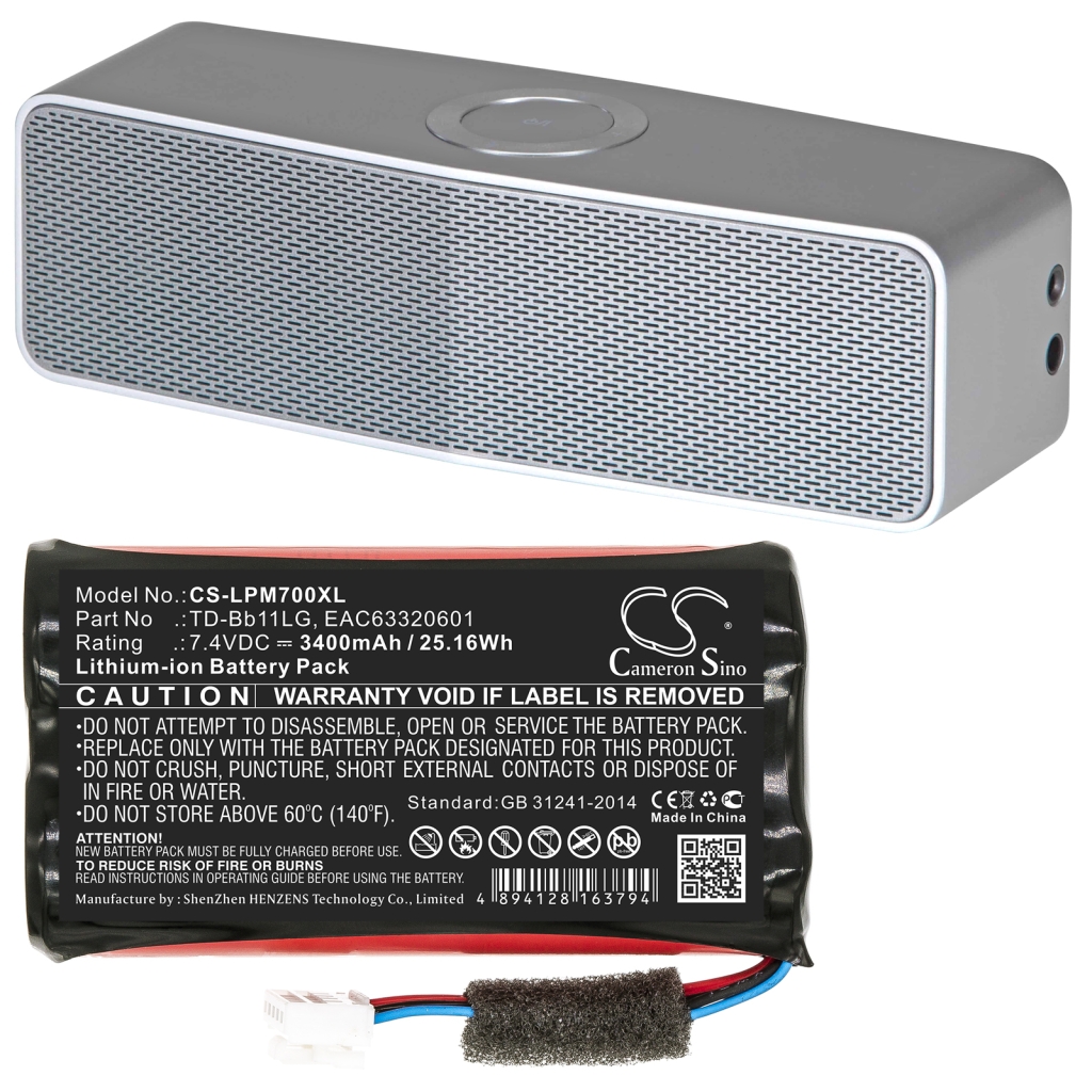 Batterie de haut-parleur Lg NP7550