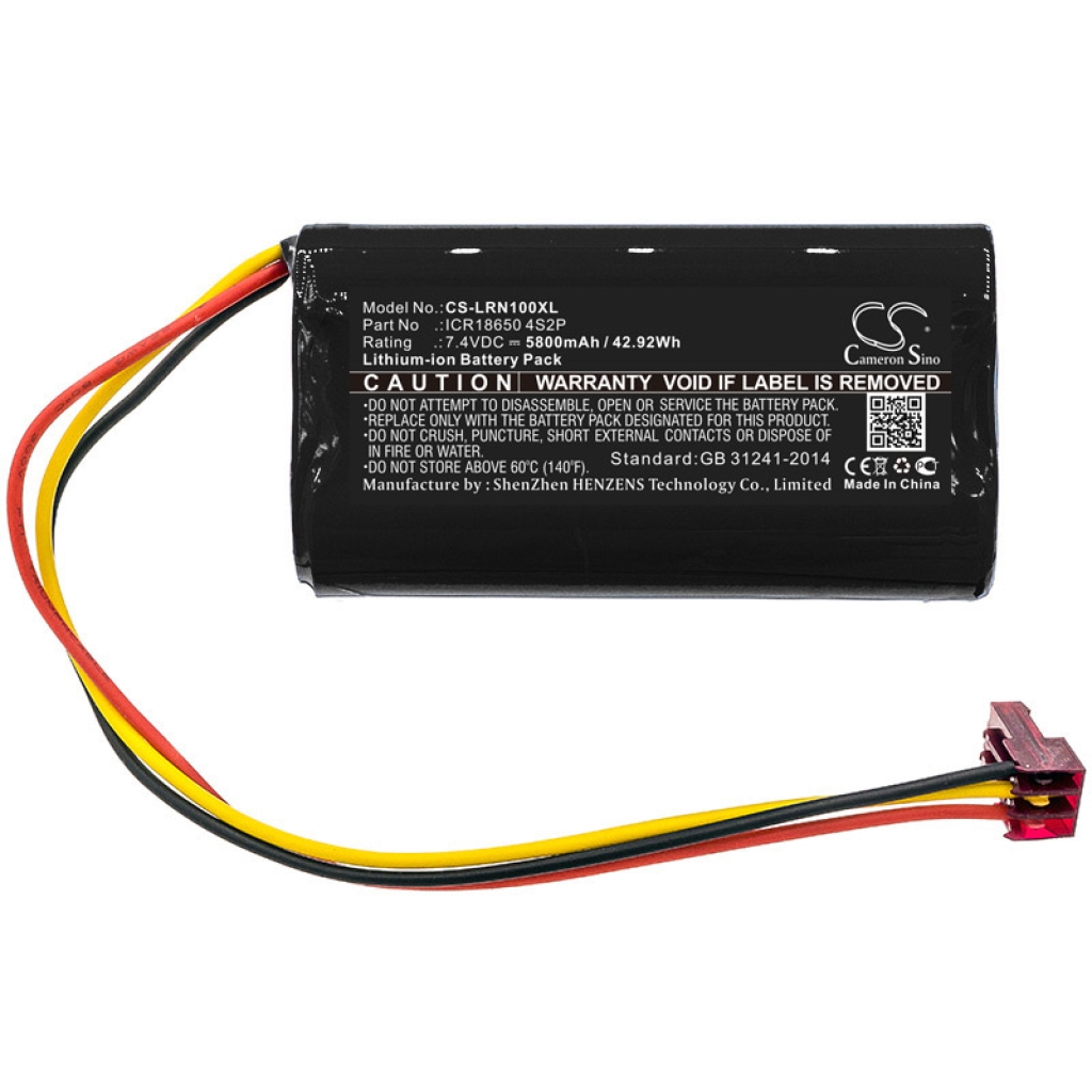 Compatible battery replacement for Lazer runner ICR18650 2S2P